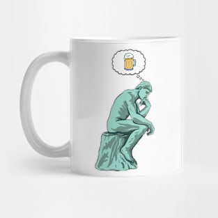 The thinker beer Mug